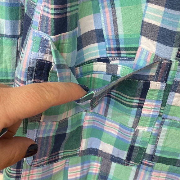 TALBOT quilted blue green blazer/ jacket size 10 NWT - Picture 3 of 9